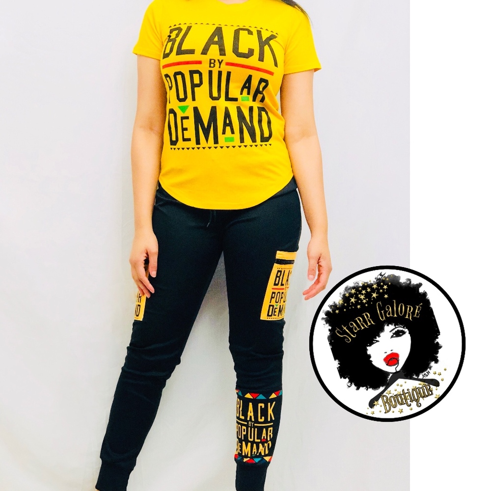 YELLOW BLACK BY DEMAND SET
